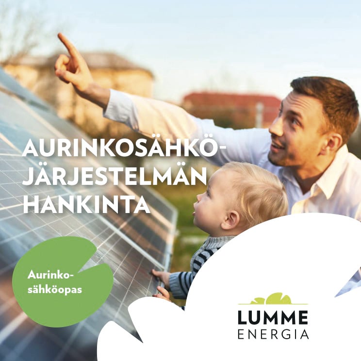 LUMME_Aurinkosähköjärjestelmän-hankintaopas-kansi